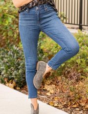 KanCan Jeans Hayden High Rise Ankle Skinny Dark Wash Sz 7/27 BNWT Style #KC7312M