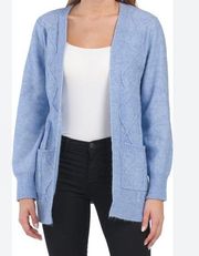 Verve Ami blue cardigan Size Lg. EUC