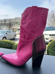 Pink Cowgirl Boots