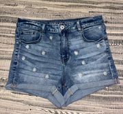 Outfitters Floral Jean Shorts