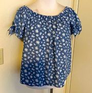floral Print Top Size Small