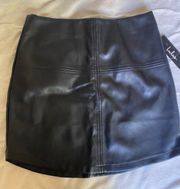 Lulus Leather Skirt