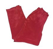 Style & Co. Women's Straight Leg Pants Silk Pleated Lined Pink Salmon Size 6P-EU