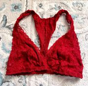 VS Red Lace Bralette