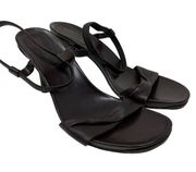 Kenneth Cole Reaction Women's Size 6.5 Y2K Strappy Heels Sandal Open Toe Brown