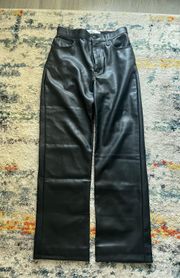 Faux Leather Pants