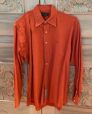 Burnt Orange Button Down Longsleeve