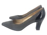 VINTAGE MADE IN ITALY ROUNDED TOE PUMP HEELS WOMENS SIZE 6.5 B SHOES