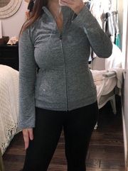 SOYBU medium zen fit grey athleisure jacket