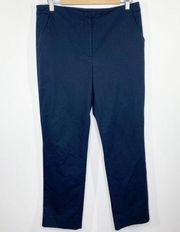 Antonio Melani Navy Blue Polyester Blend Stretch Work Pants Women's Size 8