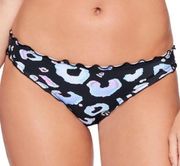 Salt+Cove Animal Print ruffle bikini swim bottom