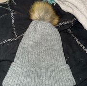 Primark Grey beanie with Pom