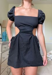 Black Cut Out Dress