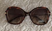 New Guess Tortoise and Gold Metal Sunglasses