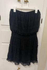 Black Strapless Dress 