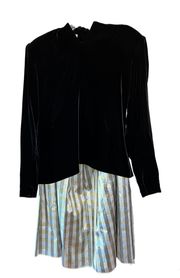 Petite Collection Vintage 80s Cocktail Top And Skirt