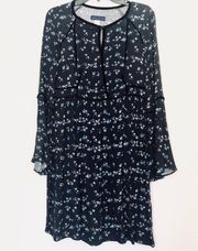 NWT Simply Styled Velvet Trim Boho Dress