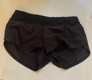 Black Speed Up Shorts 2.5”