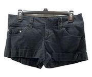 Women’s Black Cuff Shorts Size 27