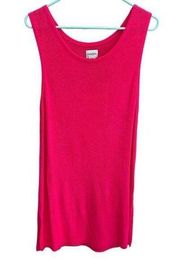 Chicos size 3 (16 ) runs small course woven rose tank dress