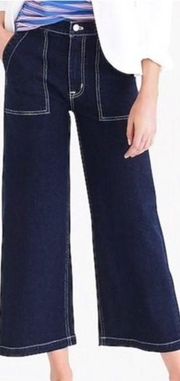 J. Crew Mercantile high waist wide leg jeans vintage style size 24