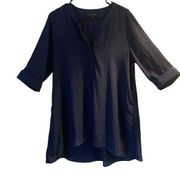 Pre Owned Women’s Zac & Rachel Blouse Top Flowing Sz Lg Cover Up