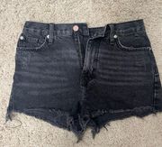 Denim Girlfriend Shorts High-Rise