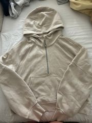 Scuba Oversized Half-Zip Hoodie