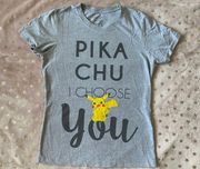 Might fine  “I choose you” gray shirt size M