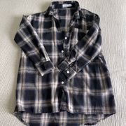 Misslook Oversized Flannel - size small