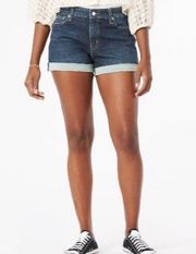 NWT Womens Size 6 W28 High Rise short blue jean denim shorts Denizen by Levis