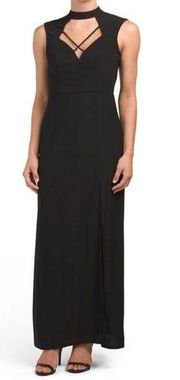 NWT As you wish long beautiful black dress size Small