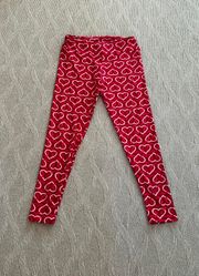 heart print leggings