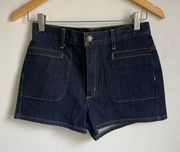 High Waist Denim Shorts