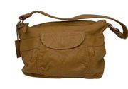 Relic  leather hand bag like tan color with pattern