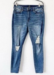 True Religion Halle Mid Rise Super Skinny Jeans
