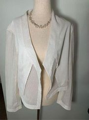 Chico’s white blazer size 1