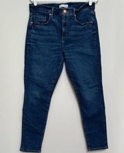 Loft medium wash “modern skinny crop” Jeans