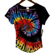 NWT No boundaries,, short sleeve rainbow tie-dye t-shirt, women’s small