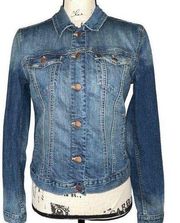 fitted blue Jean jacket NWT PP