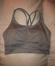 Gray Sports bra 