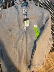 grey blank hoodie