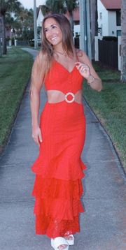 Red Maxi Dress