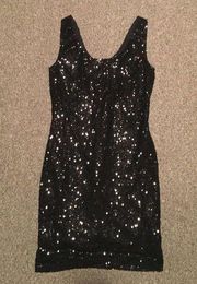 SEQUIN SLIP DRESS