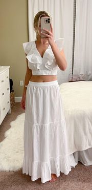 White Skirt Set