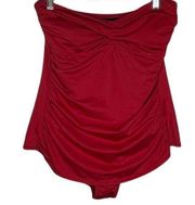 Merona One Piece Bathing Suit Red