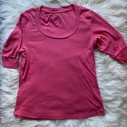 Bubblegum pink T-shirt