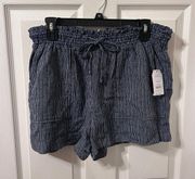 Relaxed Fit Drawstring Shorts