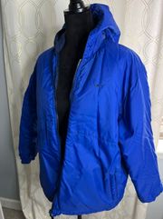 Vintage Reversible Winter Heavy Coat Jacket