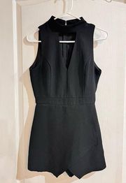 She + Sky Black Romper Skort